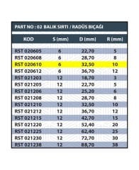 RESİSTE S:6 R10 RADÜS BIÇAĞI