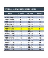 RESİSTE S:12 R5 RADÜS BIÇAĞI