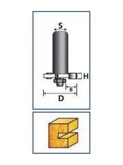 RESİSTE 12X8 CAM YERİ BIÇAĞI Z3