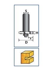 RESİSTE 12X8 CAM YERİ BIÇAĞI Z3