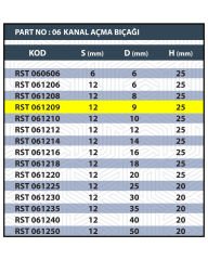 RESİSTE 12X9 TARAMA /KANAL AÇMA BIÇAĞI