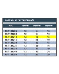 RESİSTE 10MM U DERZ BIÇAĞI