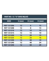 RESİSTE 25MM U DERZ BIÇAĞI
