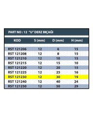 RESİSTE 30MM U DERZ BIÇAĞI