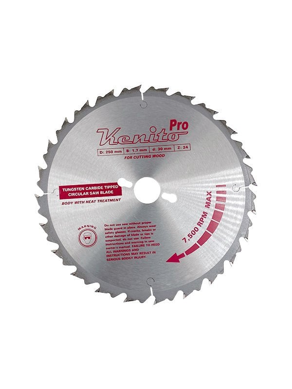 KENİTO 250X1,7/1,1X30 Z24 ATLAMALI AĞAÇ TESTERESİ