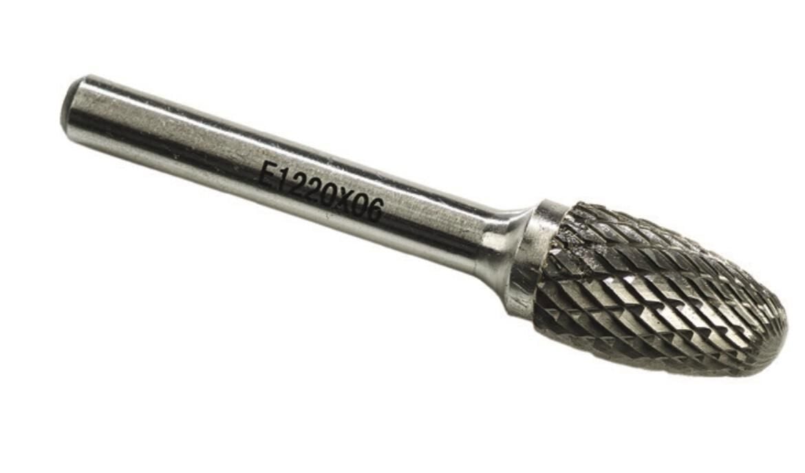 Karbür Kalıpçı Freze Oval Gövdeli  E08 X 13 X 06