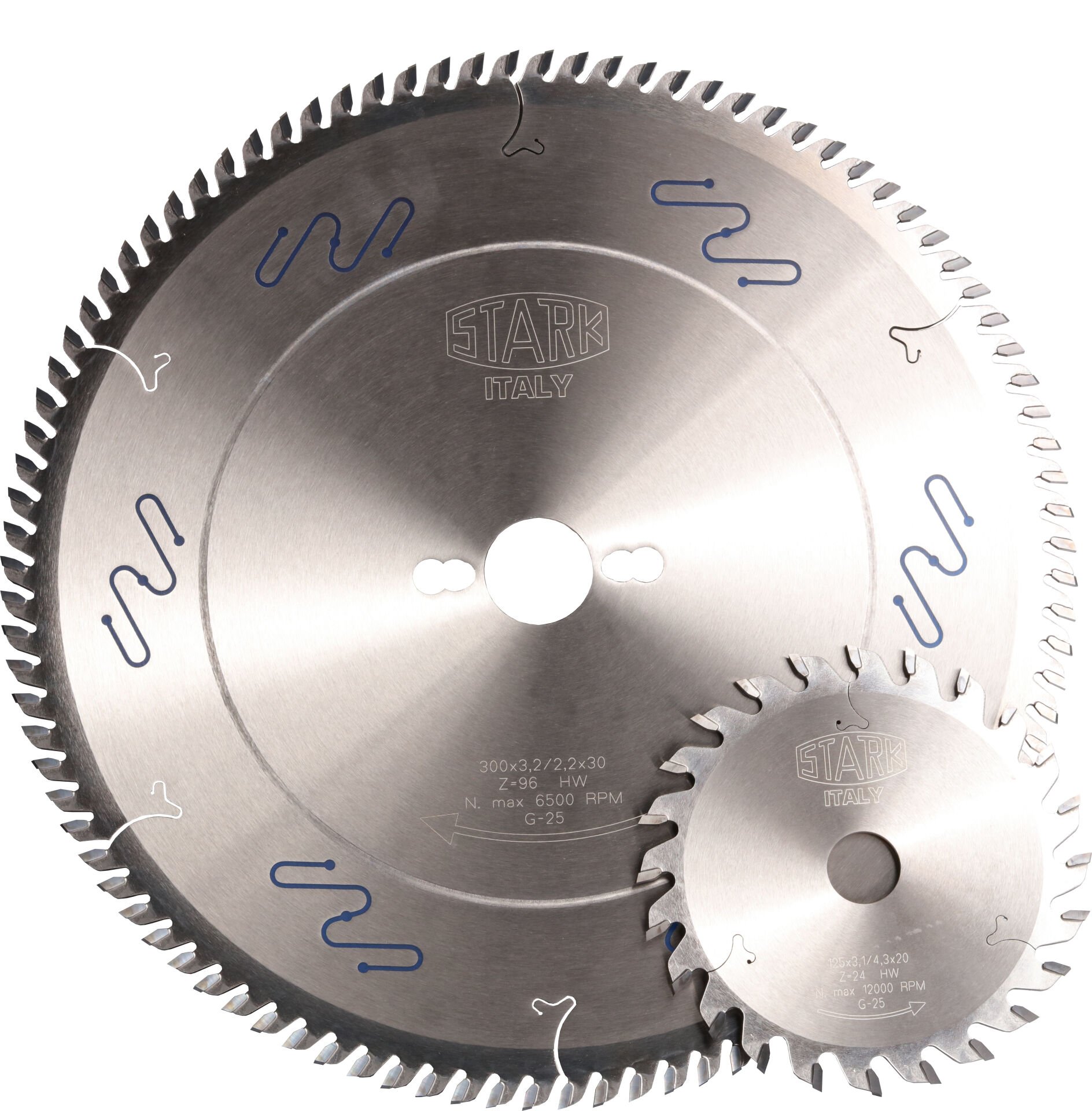 STARK 300X3,2X30 Z96 SUNTALEM/MDFLAM TESTERESİ + 125X3,1/4,3X20 Z24 ÇİZİCİ