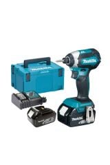 Makita DTD153RFJ 18V Li Çift Akülü Darbeli Vidalama
