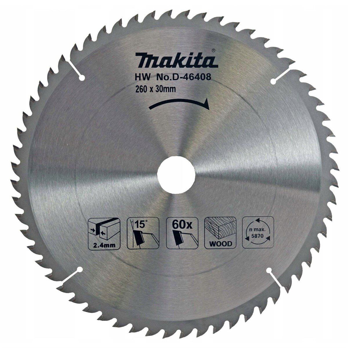 MAKİTA D-46408 260X60 TESTERE