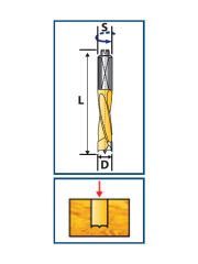 RESİSTE 8x70 SOL ÇOKLU DELİK MATKABI (YARIM DELİK)