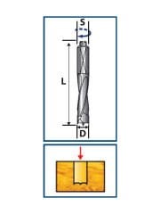 RESİSTE 10x70 SAĞ ÇOKLU DELİK MATKABI (YARIM DELİK)