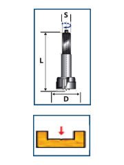 RESİSTE 15x70 SAĞ ÇOKLU DELİK MENTEŞE MATKABI