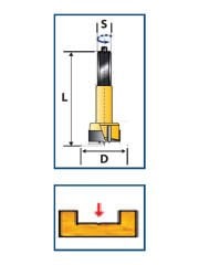 RESİSTE 15x70 SOL ÇOKLU DELİK MENTEŞE MATKABI