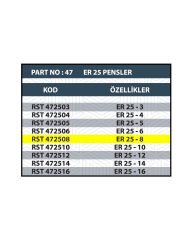 RESİSTE ER25 8MM CNC PENSİ