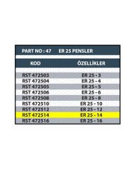 RESİSTE ER25 14MM CNC PENSİ