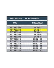 RESİSTE ER32 4MM CNC PENSİ
