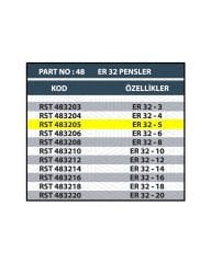 RESİSTE ER32 5MM CNC PENSİ