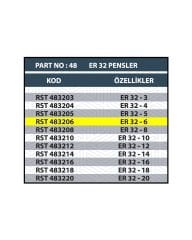 RESİSTE ER32 6MM CNC PENSİ