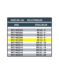 RESİSTE ER32 8MM CNC PENSİ