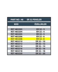 RESİSTE ER32 8MM CNC PENSİ