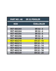 RESİSTE ER32 10MM CNC PENSİ