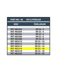 RESİSTE ER32 16MM CNC PENSİ
