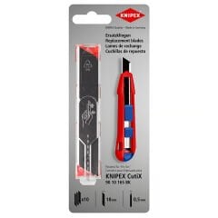 Knipex Cutix 90 10 165 BK Maket Bıçağı Yedek Ucu 10'lu