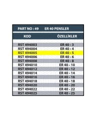 RESİSTE ER40 5MM CNC PENSİ