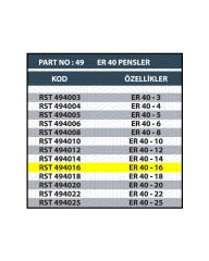 RESİSTE ER40 16MM CNC PENSİ