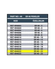 RESİSTE ER40 22MM CNC PENSİ