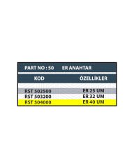 RESİSTE ER40 PENS ANAHTARI