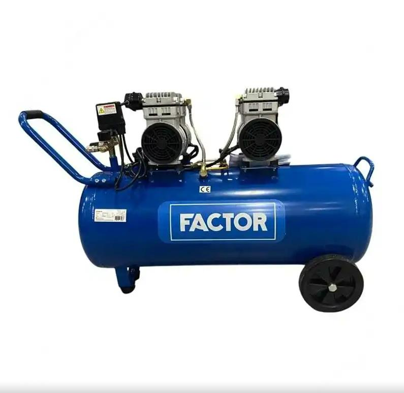 Factor EWS100B-S2 Sessiz Kompresör 2 hp 8 bar 100 lt