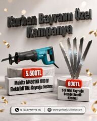 M4501KBELEKTRİKLİ TİLKİ KUYRUĞU + 5'Lİ TİLKİ KUYRUĞU BIÇAĞI