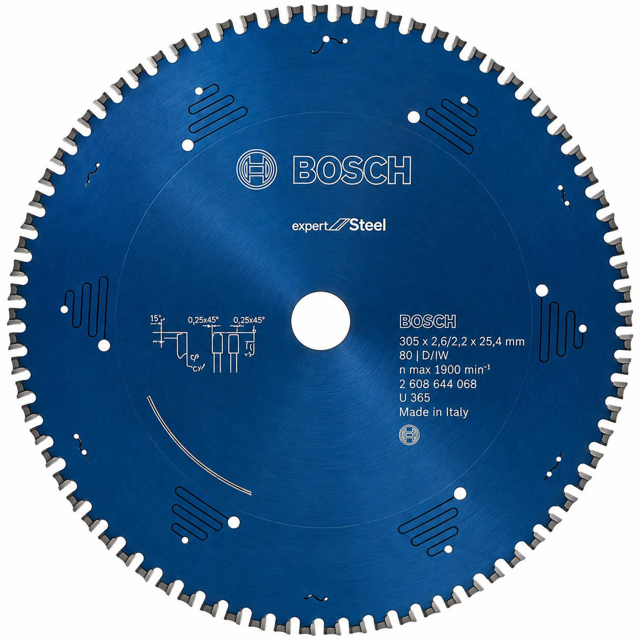 305x2,6x25,4 Z80 Dry Cut Bosch Testeresi