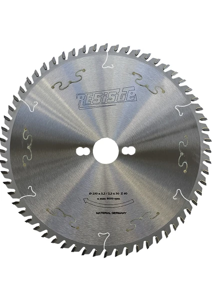 RESİSTE 250x3,2/2,2x30 Z60 AĞAÇ TESTERESİ