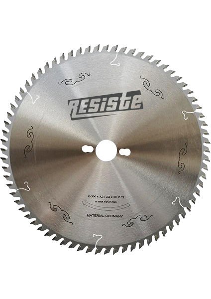 RESİSTE 300x3,2/2,2x30 Z72 AĞAÇ TESTERESİ