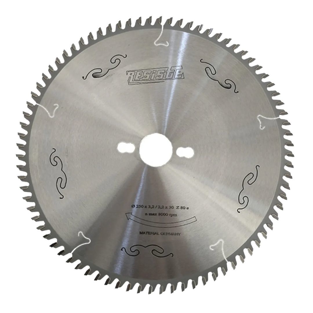 RESİSTE250X3,2/2,2X30Z80 TRAPEZ SUNTALAM MDFLAM TESTERESİ