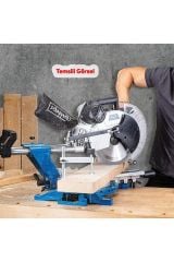 SCHEPPACH HM140L Gönye Kesme Makinası 305 mm Elektrikli Testere Marangoz Tezgah Tipi Açılı Kesim